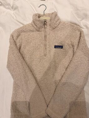 Patagonia Sherpa Fleece Quarter-Zip Pullover - Cream